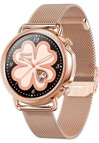 Smartwatch Rubicon RNBE74 Różowe złoto (RNBE74ZIBX). Rodzaj zegarka: smartwatch. Kolor: wielokolorowy, złoty, różowy