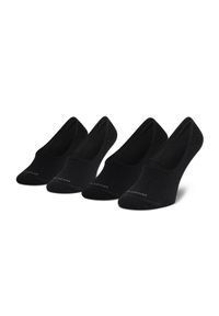Calvin Klein Zestaw 2 par stopek damskich 701218771 Czarny. Kolor: czarny. Materiał: materiał