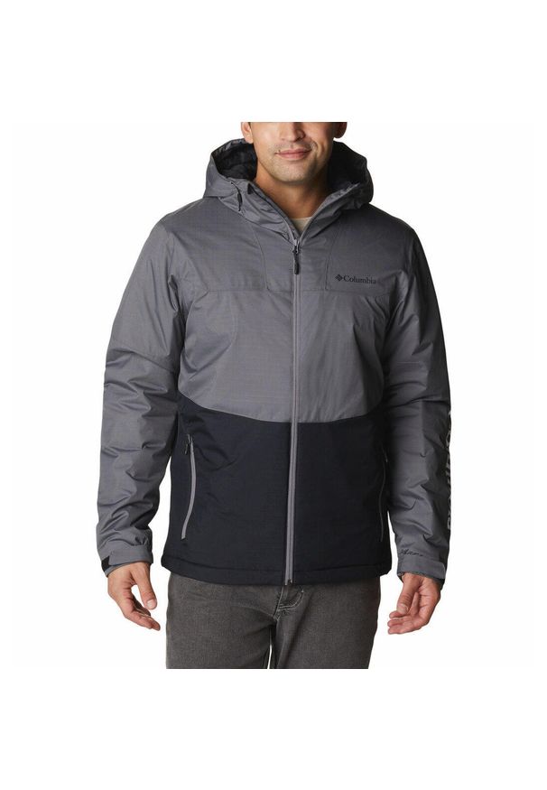 columbia - Kurtka Ocieplana Męska Columbia Point Park Insulated. Kolor: czarny, szary, wielokolorowy