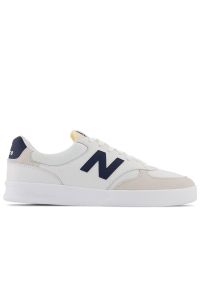 Buty New Balance CT300WY3 - białe. Kolor: biały. Materiał: guma, zamsz. Szerokość cholewki: normalna