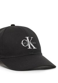 Calvin Klein Jeans Czapka z daszkiem LV04G5004G Czarny. Kolor: czarny. Materiał: bawełna, materiał