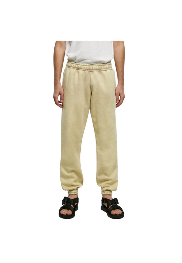 Jogging Urban Classics Heavy Sand Washed. Kolor: beżowy. Materiał: dresówka. Sport: bieganie
