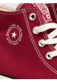 Big-Star - Trampki damskie wysokie bordowe SS274812 604. Kolor: czerwony. Styl: klasyczny, elegancki