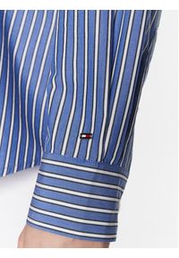 TOMMY HILFIGER - Tommy Hilfiger Koszula Stripe WW0WW37996 Granatowy Relaxed Fit. Kolor: niebieski. Materiał: bawełna