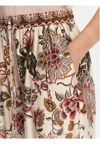 ViCOLO Spodnie palazzo TD0829 Beżowy Wide Leg. Kolor: beżowy. Materiał: syntetyk