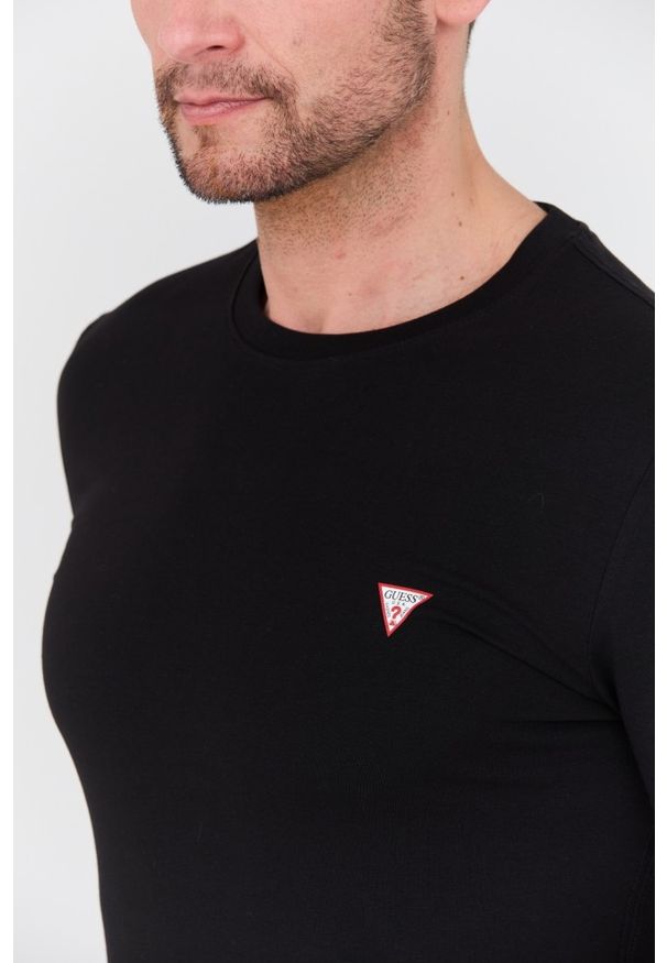 Guess - GUESS Czarny t-shirt Core Tee Str. Kolor: czarny