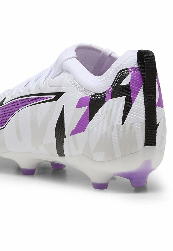 Puma - Młodzieżowe buty piłkarskie ULTRA 5 MATCH FOREVER FG/AG PUMA. Kolor: biały, fioletowy, wielokolorowy. Sport: piłka nożna