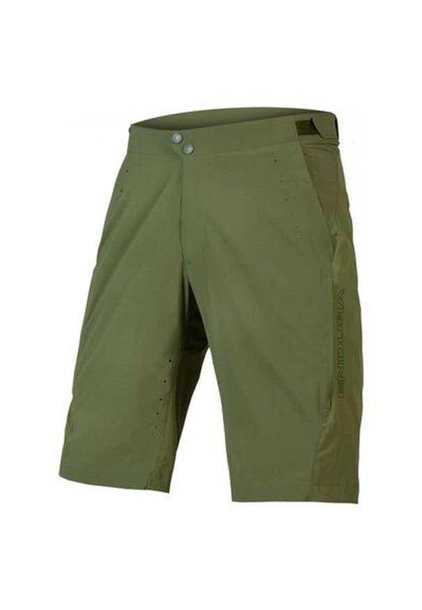 ENDURA - Spodenki rowerowe męskie Endura GV500 Foyle Baggy Short. Kolor: zielony. Sport: kolarstwo