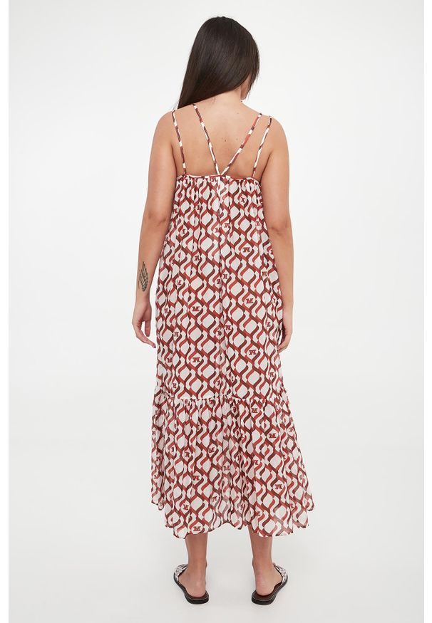 Max Mara Beachwear - Sukienka z jedwabiem Alisso MAX MARA BEACHWEAR. Materiał: jedwab
