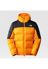 Kurtka puchowa The North Face Diablo Down Hoodie pomarańczowo-czarna. Typ kołnierza: kaptur. Kolor: żółty, czarny, wielokolorowy. Materiał: puch. Sport: turystyka piesza #1