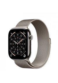 APPLE - Apple Watch Series 11 GPS + Cellular 42mm Natural Titanium Case | Natural Milanese Loop