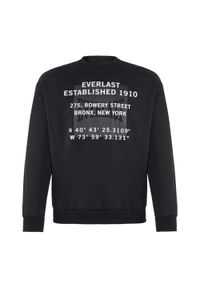 EVERLAST - Bluza męska Everlast Streetwear Crewneck. Kolor: czarny. Sport: fitness