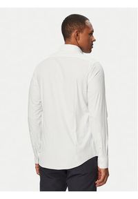 Calvin Klein Koszula LV019EU092 Biały Slim Fit. Kolor: biały. Materiał: syntetyk #4