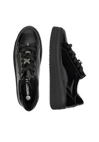 Remonte Sneakersy D1C09-00 Czarny. Kolor: czarny. Materiał: skóra