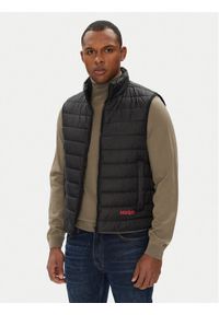 Hugo - HUGO Kamizelka Brentino2521 50544544 Czarny Regular Fit. Kolor: czarny. Materiał: syntetyk