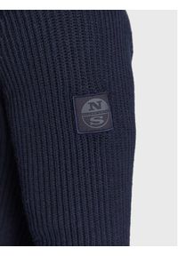 North Sails Sweter 699549 Granatowy Regular Fit. Kolor: niebieski. Materiał: bawełna #3