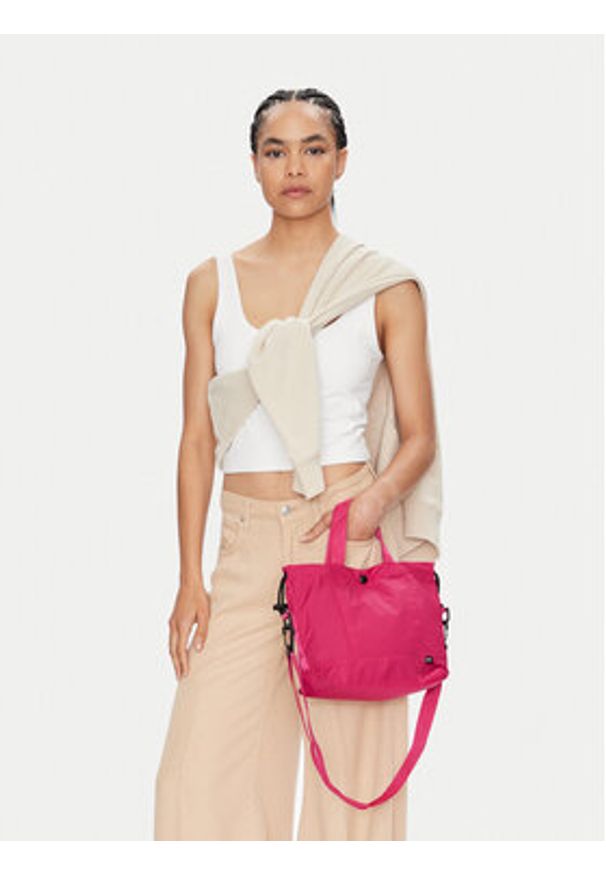 Vans Torba Its A Mini Cinch Bag VN000MNZC9L1 Różowy. Kolor: różowy. Materiał: materiał