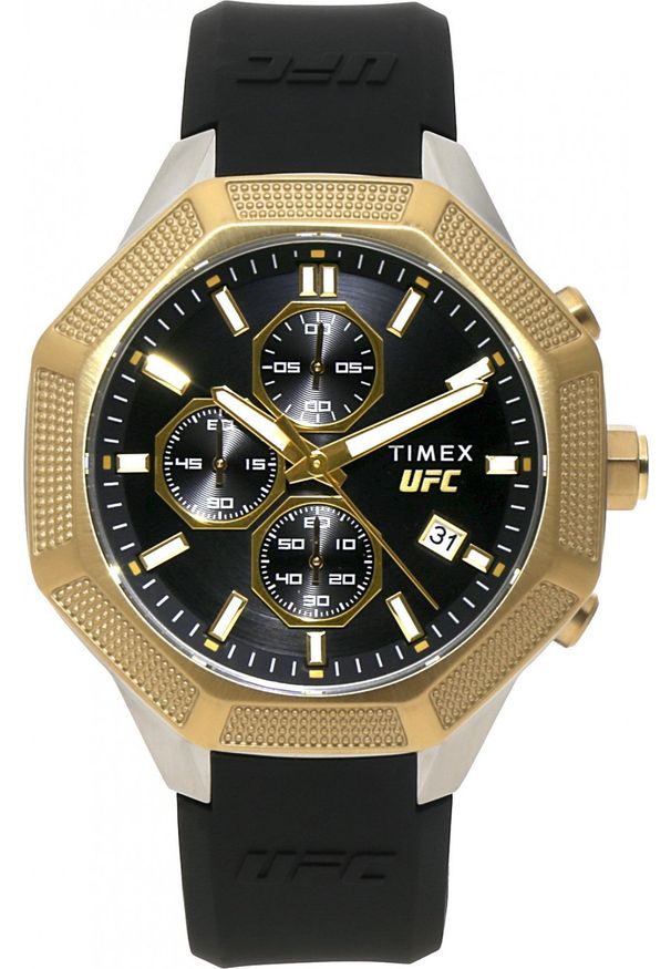 Zegarek Timex Zegarek męski TW2V87300 czarny. Kolor: czarny