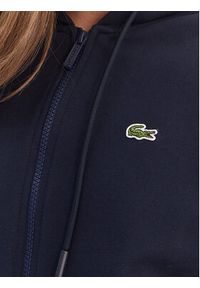 Lacoste Bluza SF5256 Granatowy Regular Fit. Kolor: niebieski. Materiał: bawełna #4