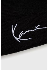 Karl Kani czapka kolor czarny. Kolor: czarny. Materiał: dzianina