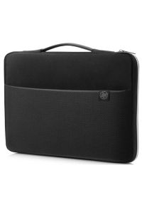 Torba na laptopa HP Carry Sleeve 14 cali Czarno-srebrny. Kolor: srebrny, czarny, wielokolorowy. Styl: casual #4