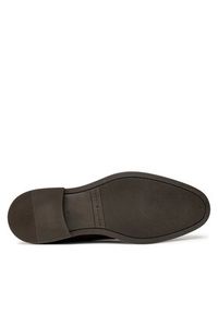 TOMMY HILFIGER - Tommy Hilfiger Półbuty Core Rwb Hilfiger Text Lth Shoe FM0FM05255 Brązowy. Kolor: brązowy. Materiał: skóra #3