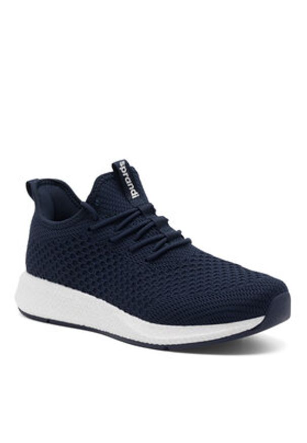 Sprandi Sneakersy MP07-GVA1 Granatowy. Kolor: niebieski. Materiał: materiał