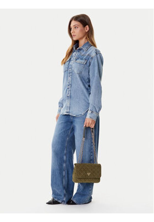 Guess Torebka Giully II HWCG96 73200 Zielony. Kolor: zielony