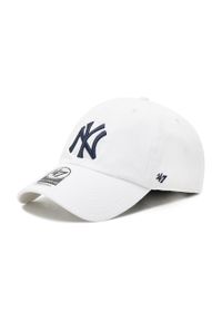 Czapka z daszkiem 47 Brand New York Yankees 47 Clean Up B-RGW17GWS-WHA White. Kolor: biały. Materiał: materiał