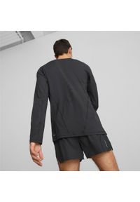 Bluza Puma Run Cloudspun Ls Tee, Mężczyźni. Kolor: czarny. Materiał: poliester, materiał. Sport: bieganie