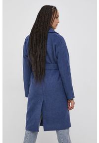 Haily's Płaszcz damski przejściowy oversize. Kolor: niebieski. Styl: klasyczny #3