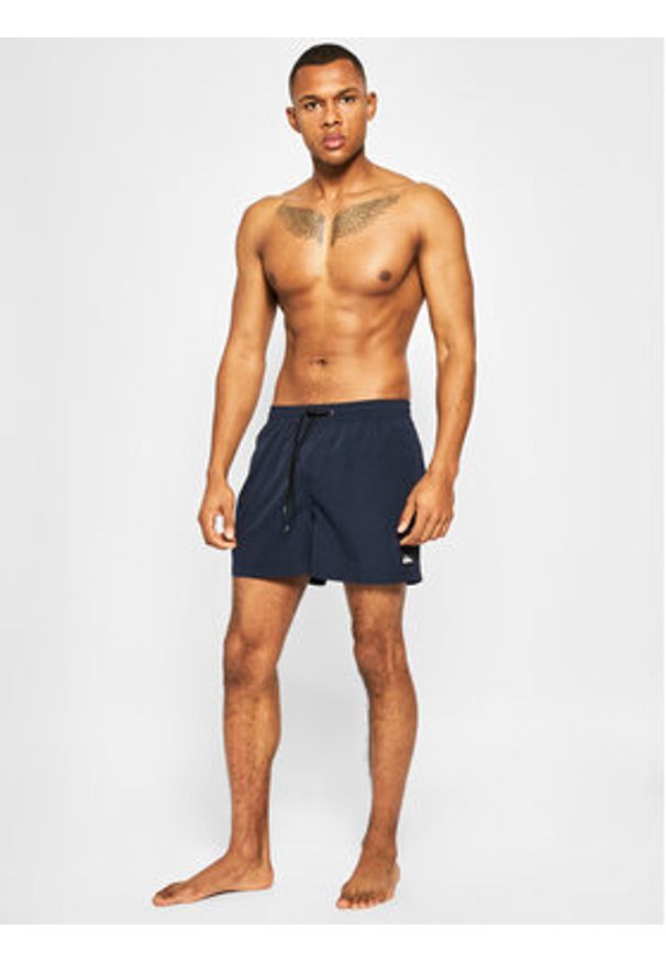 Quiksilver Szorty kąpielowe Everyday 15\ EQYJV03531 Granatowy Regular Fit. Kolor: niebieski. Materiał: syntetyk