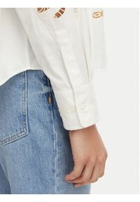 Weekend Max Mara Koszula Fonte 2615111022 Kremowy Relaxed Fit. Kolor: kremowy. Materiał: bawełna #5