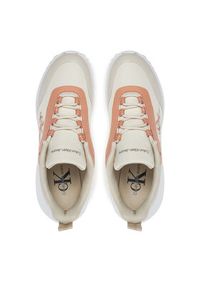 Calvin Klein Jeans Sneakersy Eva Runner Low Lace Mix Ml Wn YW0YW01442 Écru. Materiał: materiał #3