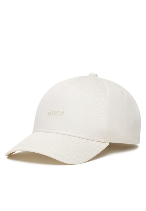 Hugo - HUGO Czapka z daszkiem 50519255 Biały. Kolor: biały. Materiał: bawełna
