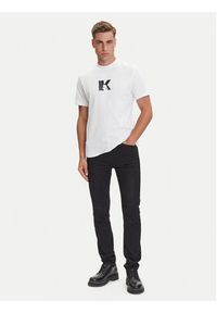 Karl Lagerfeld Jeans T-Shirt A3M17057 Biały Regular Fit. Kolor: biały. Materiał: bawełna #3