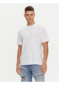 Karl Lagerfeld Jeans T-Shirt 241D1705 Biały Regular Fit. Kolor: biały. Materiał: bawełna