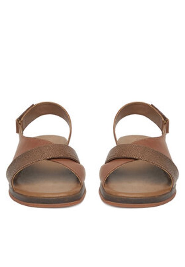 Lasocki Sandały WI16-740A-01L Brązowy. Kolor: brązowy. Materiał: skóra