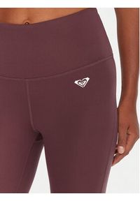 Roxy Legginsy Heart Into It Ankle ERJNP03690 Fioletowy Slim Fit. Kolor: fioletowy. Materiał: syntetyk #3