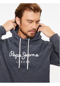 Pepe Jeans Bluza Nouvel Hoodie PM582521 Granatowy Regular Fit. Kolor: niebieski. Materiał: bawełna, syntetyk #4