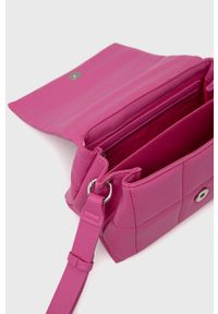 medicine - Medicine torebka kolor różowy. Kolor: różowy. Materiał: pikowane. Rodzaj torebki: na ramię #4