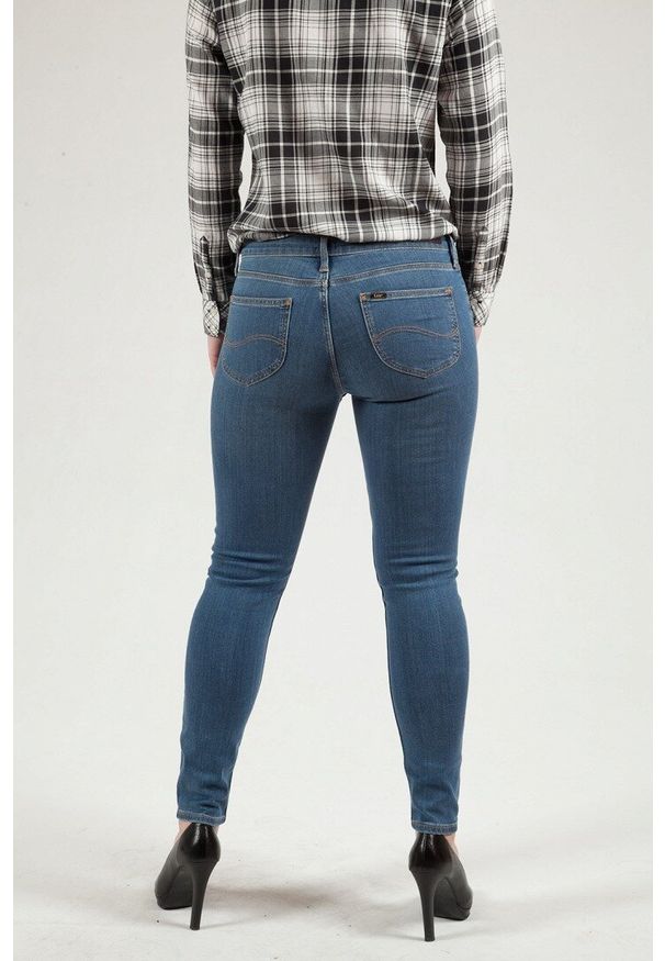 Lee - LEE SCARLETT MID DAMSKIE SPODNIE JEANSOWE TIVERTON L526EMJG 112111607