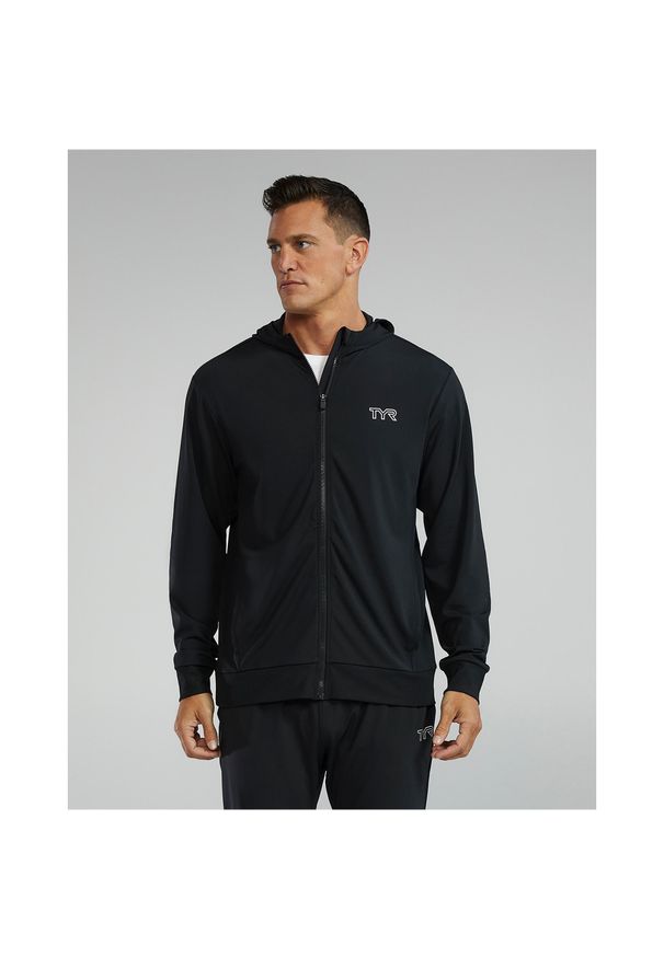 Bluza męska TYR M TYR FLZIP HOODI. Kolor: czarny