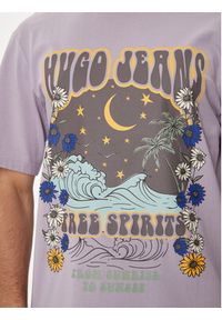Hugo T-Shirt Nirito 50513199 Fioletowy Regular Fit. Kolor: fioletowy. Materiał: bawełna #5