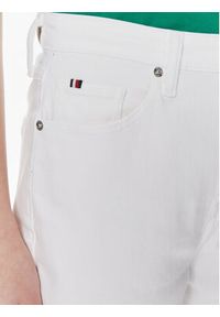 TOMMY HILFIGER - Tommy Hilfiger Jeansy WW0WW41319 Biały Straight Fit. Kolor: biały