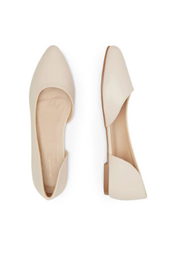 Jenny Fairy Baleriny JANE WS2108-08 Écru. Kolor: kremowy. Materiał: skóra