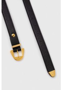 Coccinelle pasek skórzany damski kolor czarny. Kolor: czarny. Materiał: skóra #2