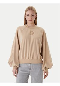 Guess Bluza W6RQ13 KD332 Beżowy Regular Fit. Kolor: beżowy. Materiał: wiskoza #1