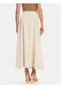 YAS Spódnica maxi Flaxy 26036370 Beżowy Regular Fit. Kolor: beżowy. Materiał: wiskoza #7