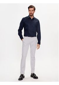 Seidensticker Koszula 01.640780 Granatowy Slim Fit. Kolor: niebieski. Materiał: bawełna #5